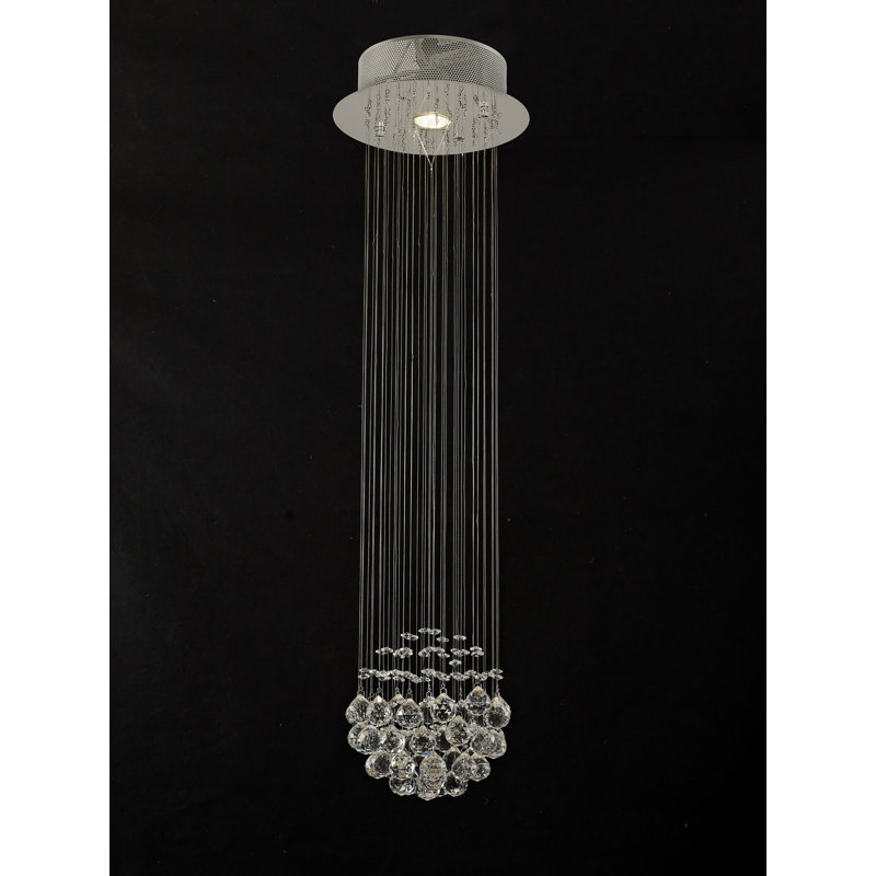 1 - Light Crystal Chandelier
