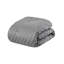 Édredon pour grand lit 7 pièces en gris - motif diagonal, ensemble de literie de luxe, rembourrage toutes saisons, motif élégant moderne standard 100, accessoires assortis, design-128835975
