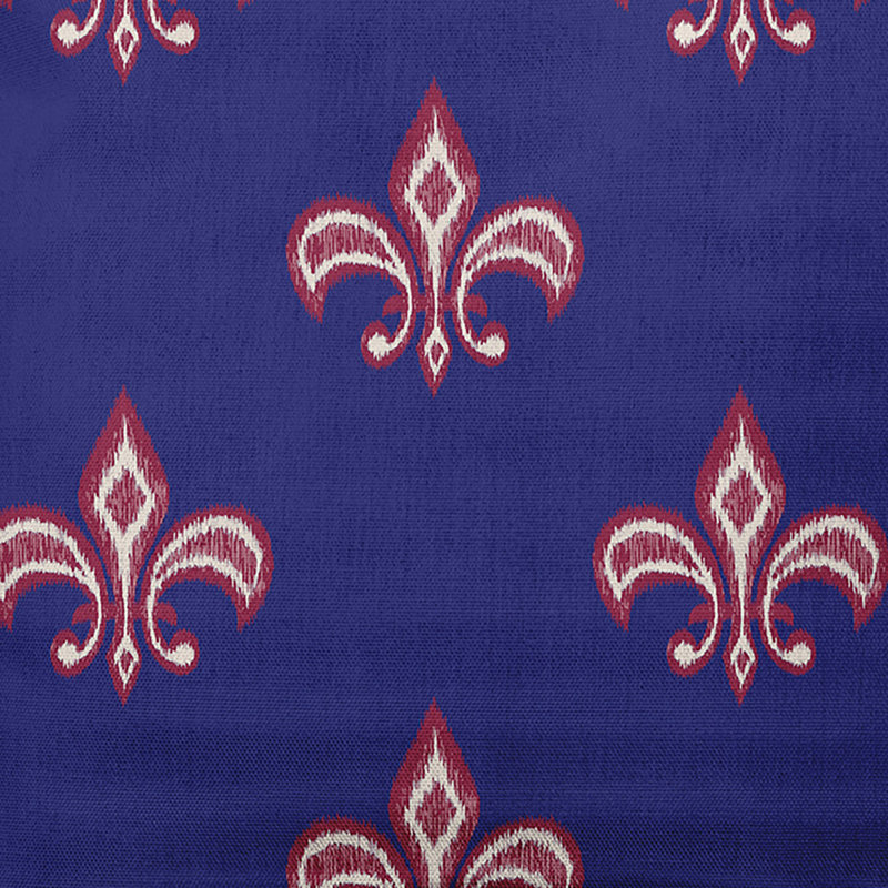 Reversible Throw Pillow, 16" x 16", Indigo Blue