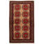 One-of-a-Kind 3'7" X 6'6" 1980s Wool Area Rug in Tan