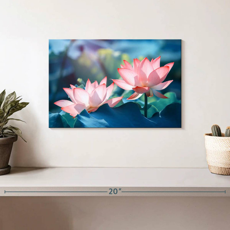 Fleurs de lotus Harnek, H 8 po x l 12 po