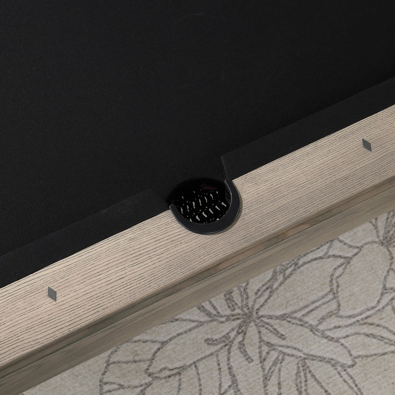 Table de billard en ardoise 8 pieds avec structure en acier Unity, Non, Vert pomme, Gris brossé brossé