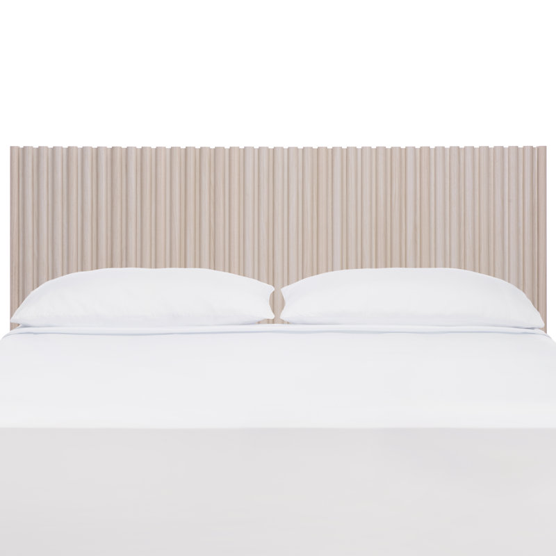 Maddux Headboard, King, Bleached White
