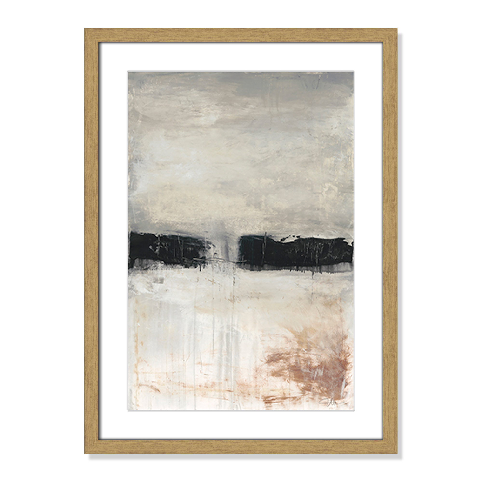 Autumn In The Dark Forest by Filippo Ioco, Natural Framed, 23" H x 17" W x 0.75" D