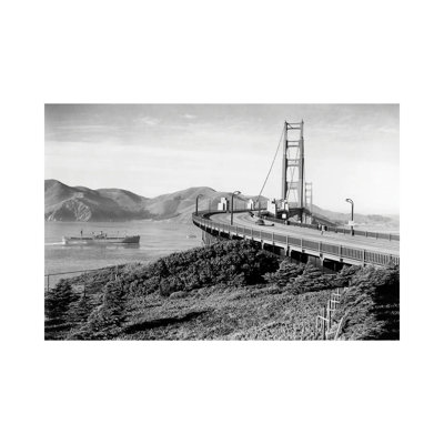 1940 Golden Gate Bridge du côté de San Francisco à Marin County, Californie, États-Unis