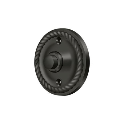 Deltana BBRR213U26 Bell Button, Round with Rope in Polished Chrome