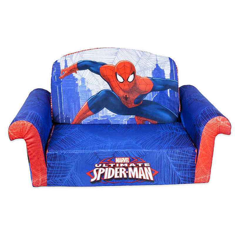 Chaise en mousse pour enfants 2-en-1 Spiderman