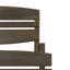 Chaise de patio pliante grise - l 72,75 po x P 21,86 po, structure en bois 72,9 po L 21,86 W option-623266981