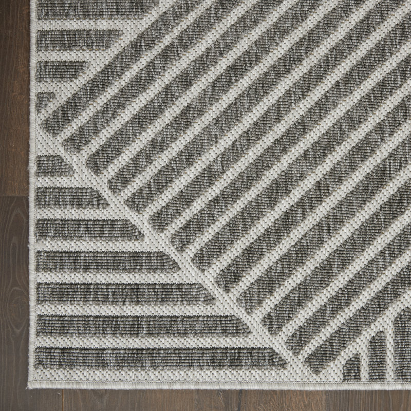 Cozumel Geometric Indoor / Outdoor Area Rug, Rectangle 239 x 300 cm