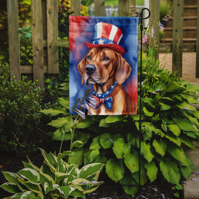 Drapeau patriotique du jardin américain, Chien de Rhodésie à crête dorsale