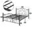 Auxter 3 Piece Steel Bedroom Set-1021631655-1021631656