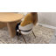 Modern Upholstered Dining Chair with Curved Backrest and Wood-Look Metal Legs, Ergonomic Design and Thick Cushion-114945906