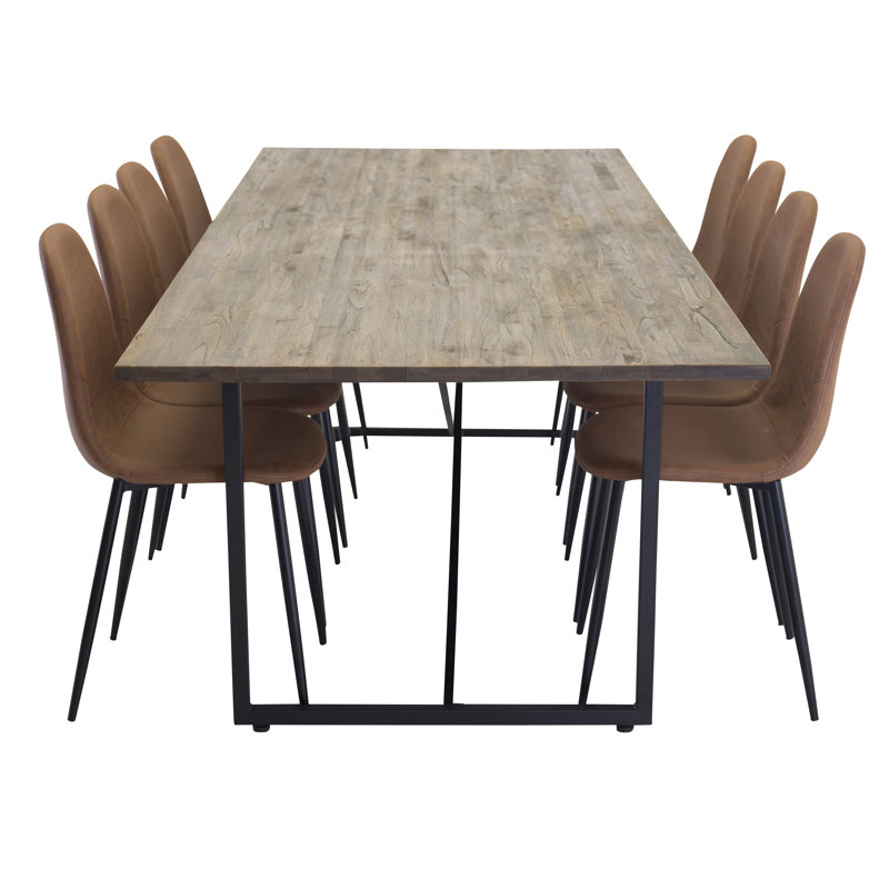 Hampton 8 -Person Solid Wood Dining Set