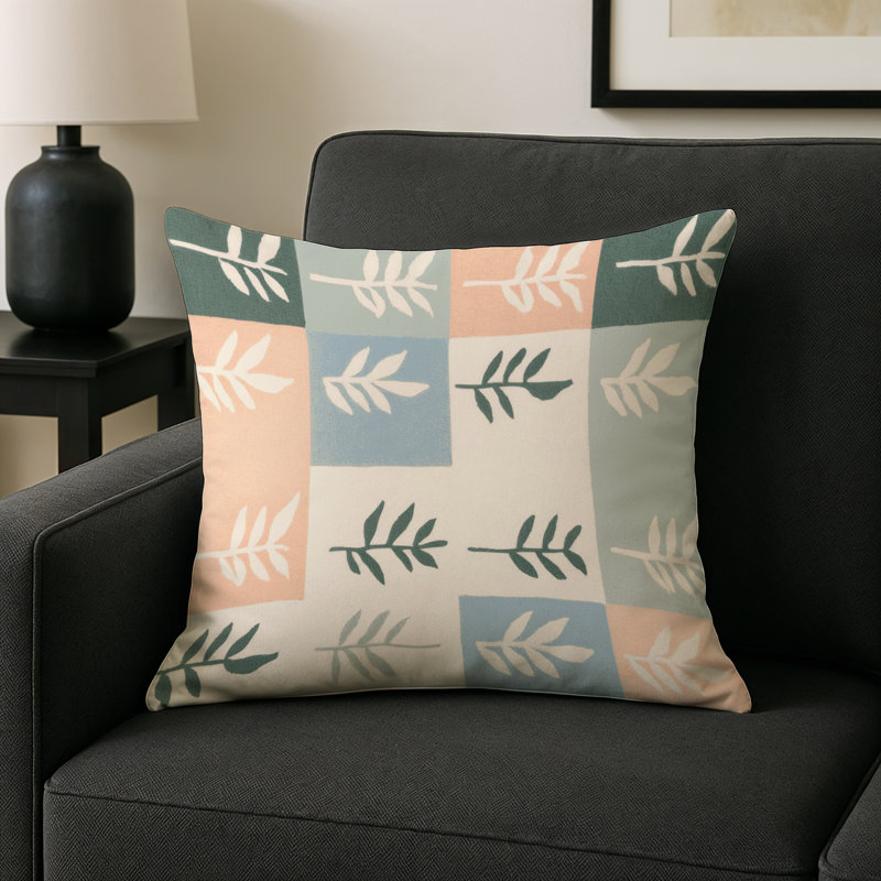 Autumn Harmony Indoor And Outdoor Throw Pillow, Square 16"