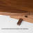 Round solid wood coffee table-104366900
