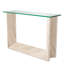 Fortuna 47.24'' W Glass Console Table