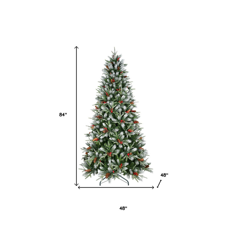 Sapin de Noël 7 pi avec des décorations