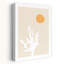 «Warm Sun Coral Abstract Minimalist Modern Nature Ocean», reproduction d'art murale-1427635059