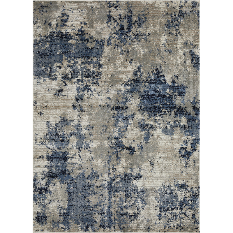 Shawnya Abstract Indoor Rug, Rectangle 6' x 9'
