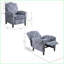 Fauteuils inclinables | Fauteuil inclinable Kirby Pieds en bois massif