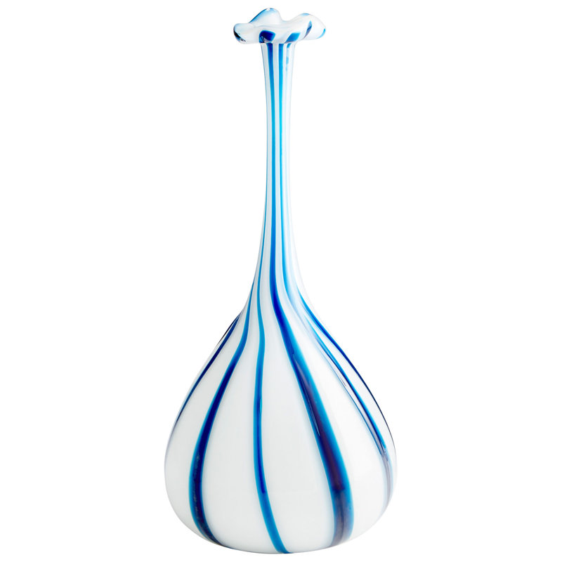 Dulcet Glass Table Vase, 14.5" H x 6" W x 6" D