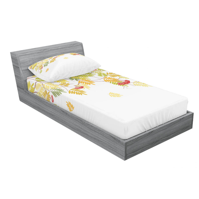 Microfiber Sheet Set, Twin Sheet Set with Fitted Sheet