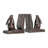 Lethe Decorative Rustic Resin Rabbit on Book Bookends