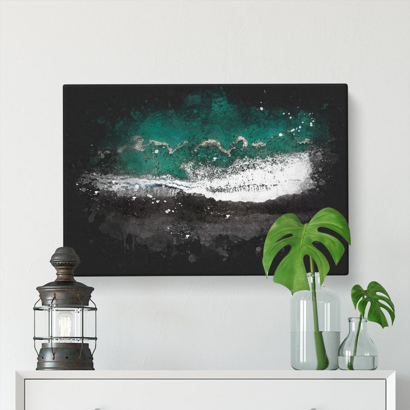 Above The Black Sand Beach In Iceland - Wrapped Canvas, 50cm H x 76cm W x 3cm D