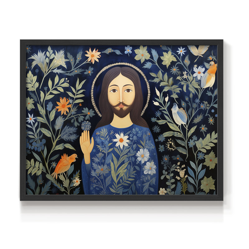 Chirstmas Art-CDIV - Reproduction encadrée - Restickable, H 22 po x l 28 po, Noir, noir, noir, noir