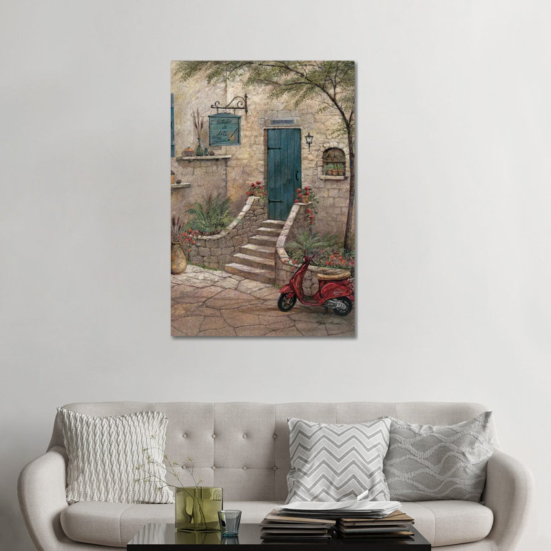 «Estudio de Arte» par Ruane Manning - reproduction d'art, Toile tendue, Aucun mat, H 48 po x l 32 po x P 1,5 po