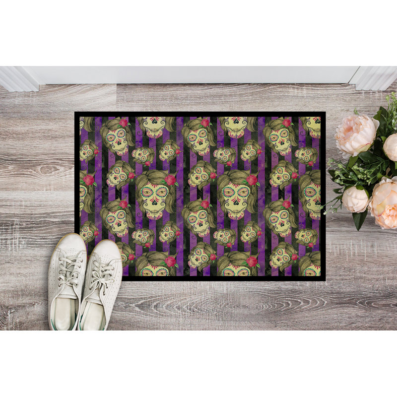 Tapis d'entrée antidérapant Adrienn, H 0,25 po x l 27 po x P 18 po
