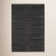 Herringbone Black Handwoven Cotton Rug