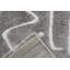 Tapis gris et ivoire en polyester recyclé Kaizer-183162320