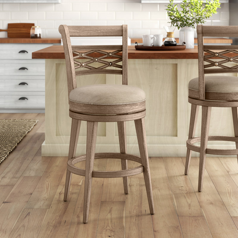 Tabouret de comptoir pivotant Siwani, Hauteur du siège de 26 po