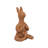 Javarrie Boho Terracotta Pottery Figurine with Meditative Seated Animal Design