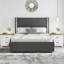 Ensemble de lit plateforme 3 pièces Modern-1055456509-1055456508