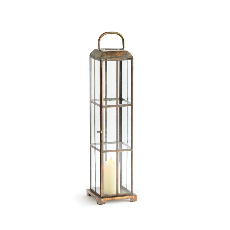 Castanon Lantern, 19.75" H x 4.75" W x 4.75" D