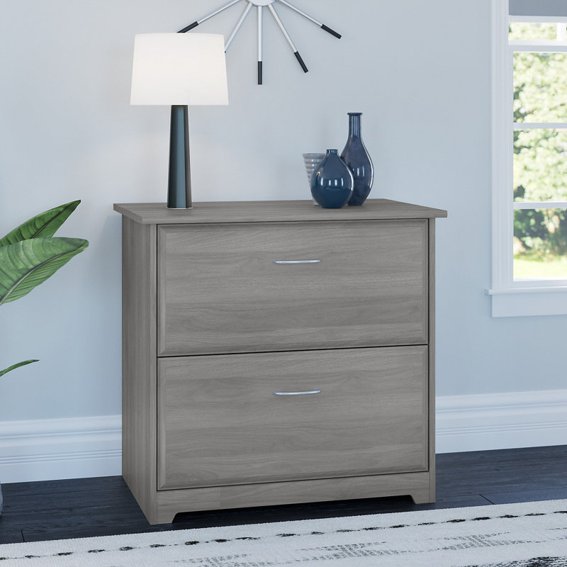 Siena 31.26'' Wide 2 -Drawer File Cabinet, Modern Gray