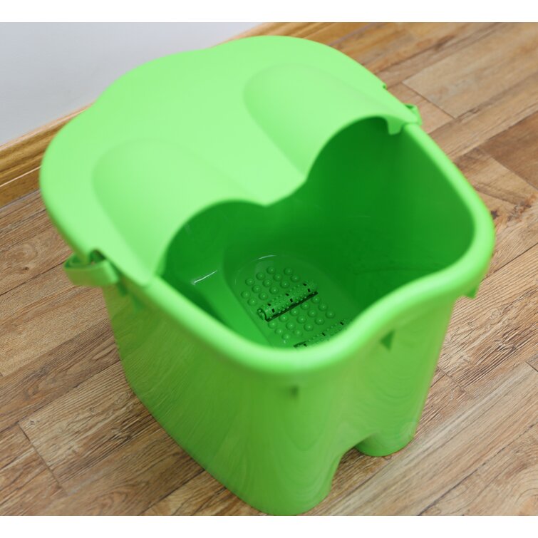 Basicwise Spa Bath Bucket in Green