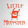 Little Monster Door Room Wall Sticker