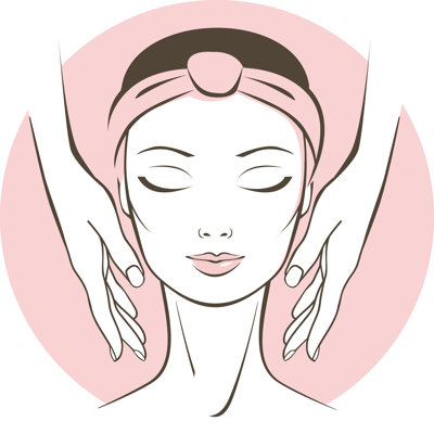 Face Treatment - Wrapped Canvas Print