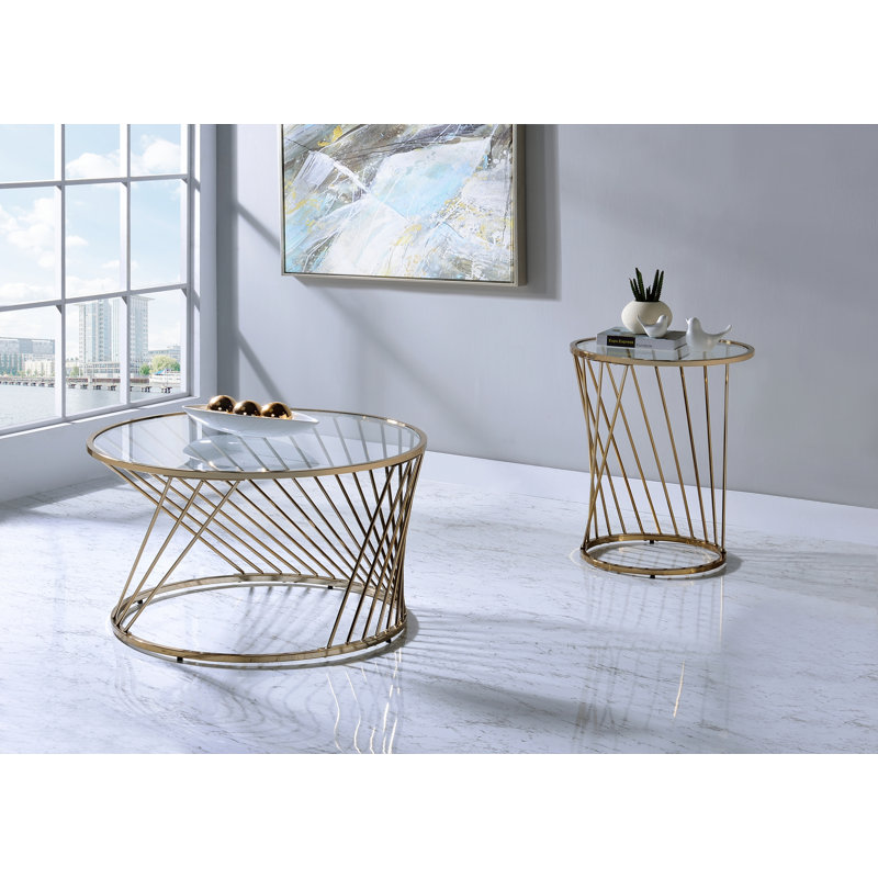 Glass Top With Coffee Table