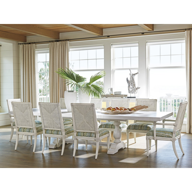 Ocean Breeze Regatta Arm Chair, White/Blue