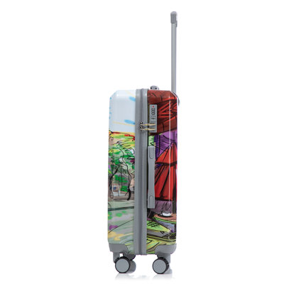 20"/24"/28" 3 pcs/set in PC Spinner Wheel Luggage, Carry on Suitcase, With Printed pattern and Combination Lock