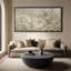 Art mural encadré sur toile - Champ de fleurs sauvages blanc doux dans une palette neutre et calme - 16 po x 24 po, 24 po x 36 po-529034444-529034434