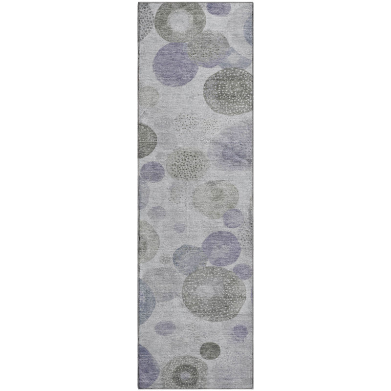 Premium Machine Washable Jakiyra AMF1896 Geometric Rug, Runner 2'3" x 7'6"