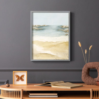 Tranquil Beach II Framed Print - Solid Wood