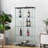 Curio Cabinet  Display Glass Cabinet  with Lockable Double Doors-664980171