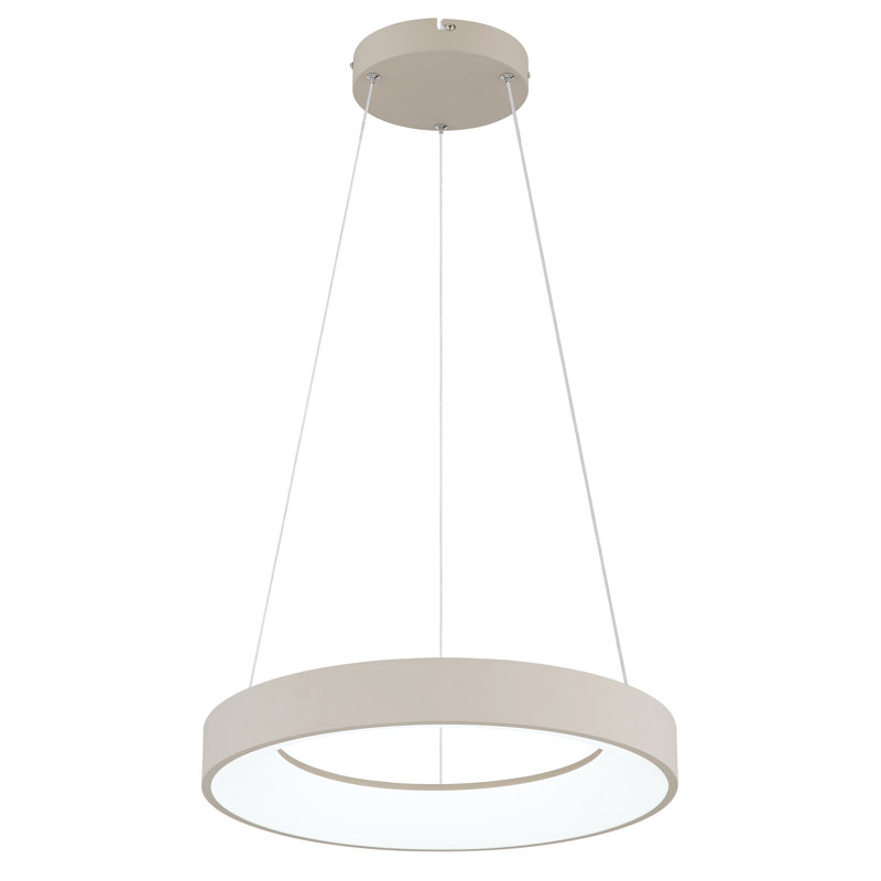 1 - Light Natural LED Geometric Pendant