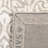 Bernon Hand Tufted Viscose/Wool Damask Rug in Silver/Ivory-48461904